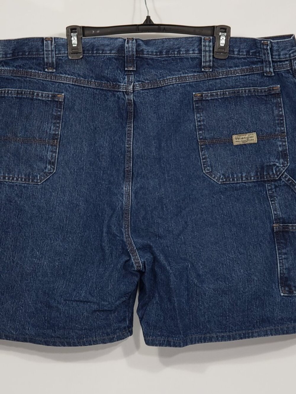 Vintage Wrangler  48 Regular  Carpenter Denim Shorts  Men's  7"Inseam  15" Rise